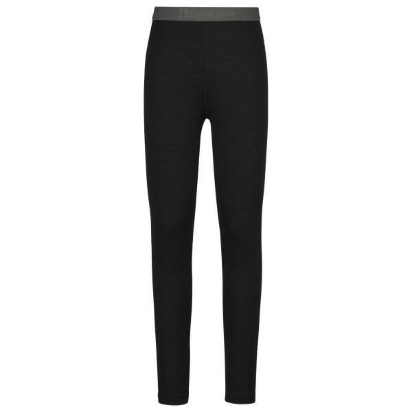

Kid'S merino190 roothe. длинные брюки - нижнее белье из мериноса Heber Peak, черный