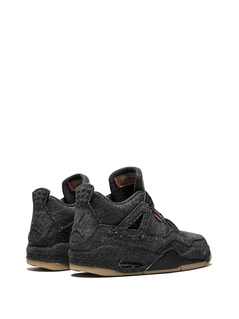 Кроссовки Air  4 Retro NRG из коллаборации с  Levi's Jordan, черный — фото 3