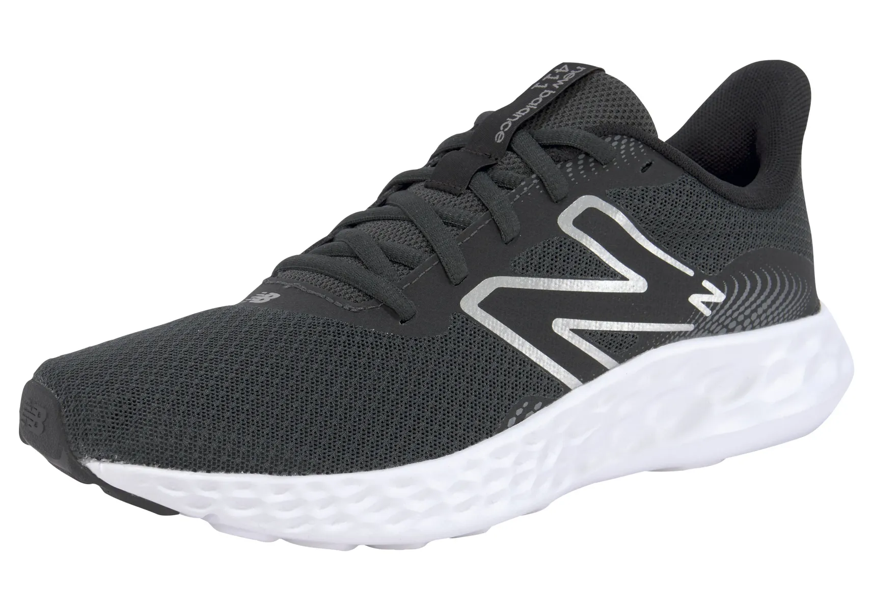 

Кроссовки New Balance "W411", черно-белый