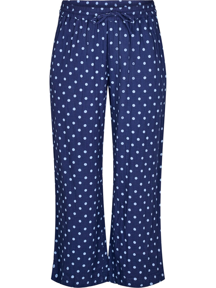 

Широкие брюки Zizzi Vviva, цвет Navy/Pastel blue