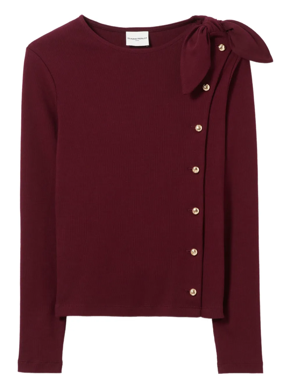 

Блузка с бантом Claudie Pierlot, красный