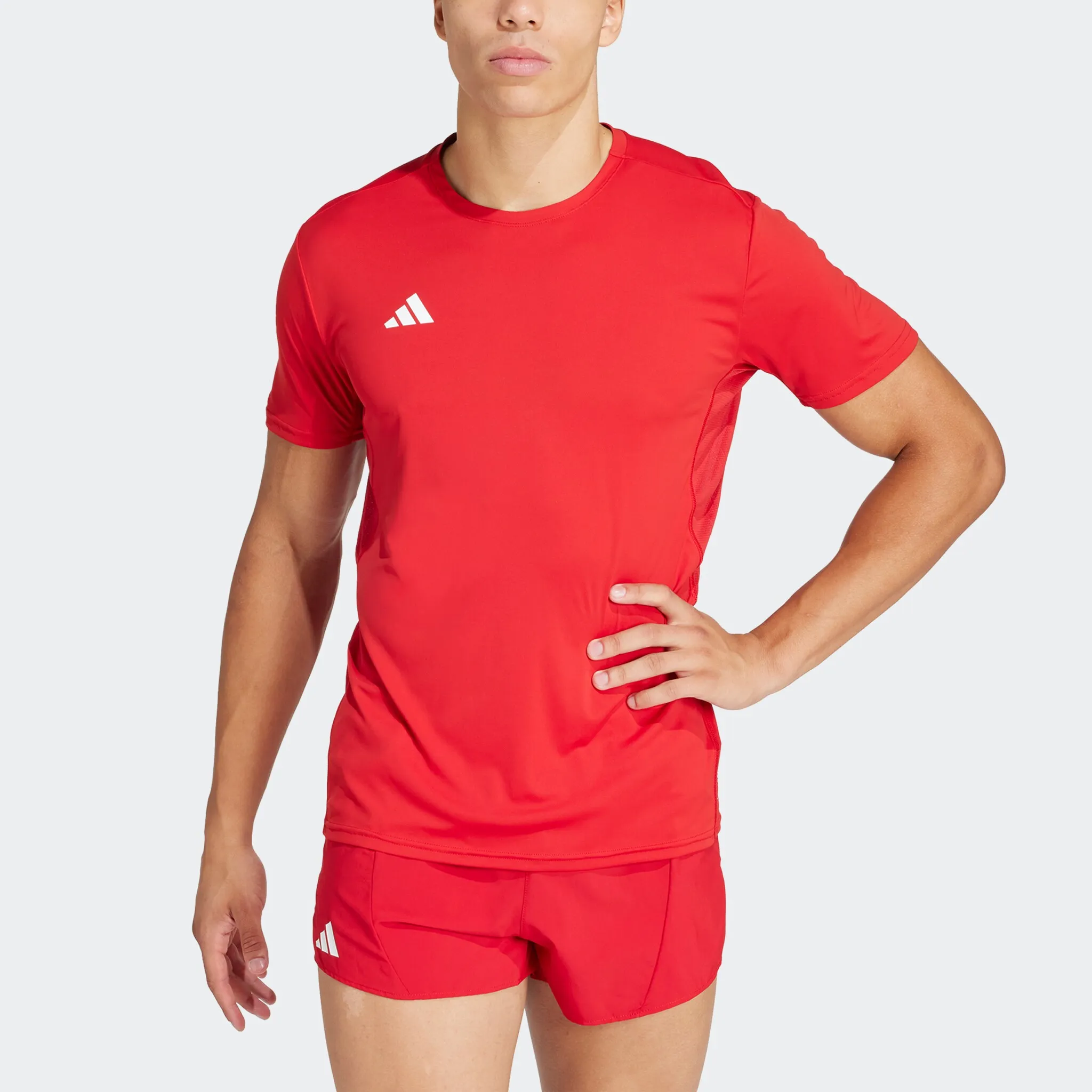 Футболка для бега adidas Performance "ADIZERO E TEE", цвет Team Power Red 2 — фото 2