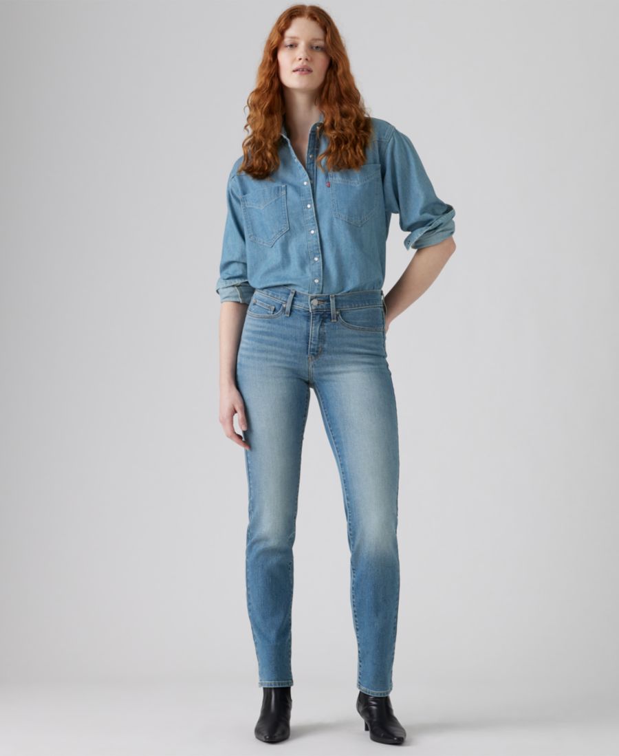 Женские джинсы прямого кроя 314 с завышенной талией Levi's, Eternal Indigo Mid — фото 2