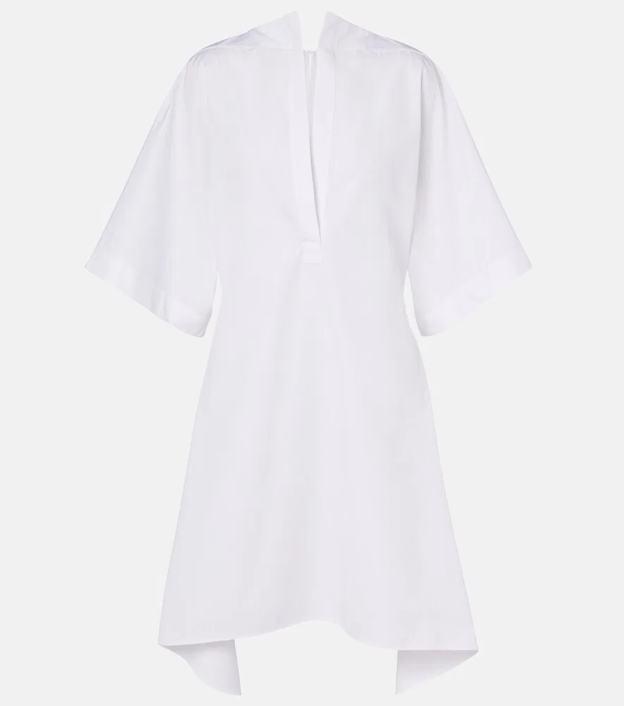 Топ из хлопкового поплина Moisson Jacquemus, белый