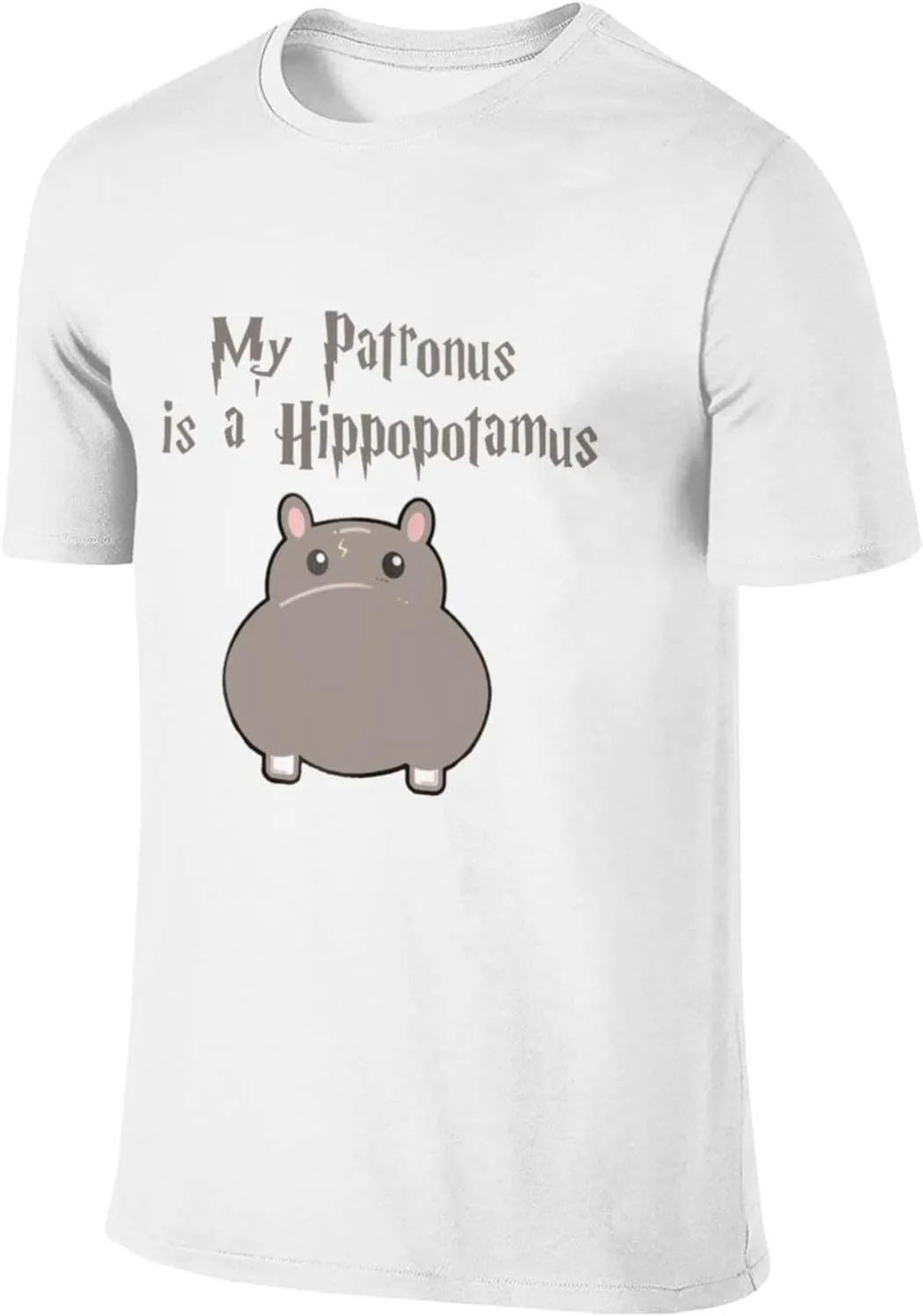 

SEAEAGLE My Patronus is A Hippopotamus мужская футболка с коротким рукавом