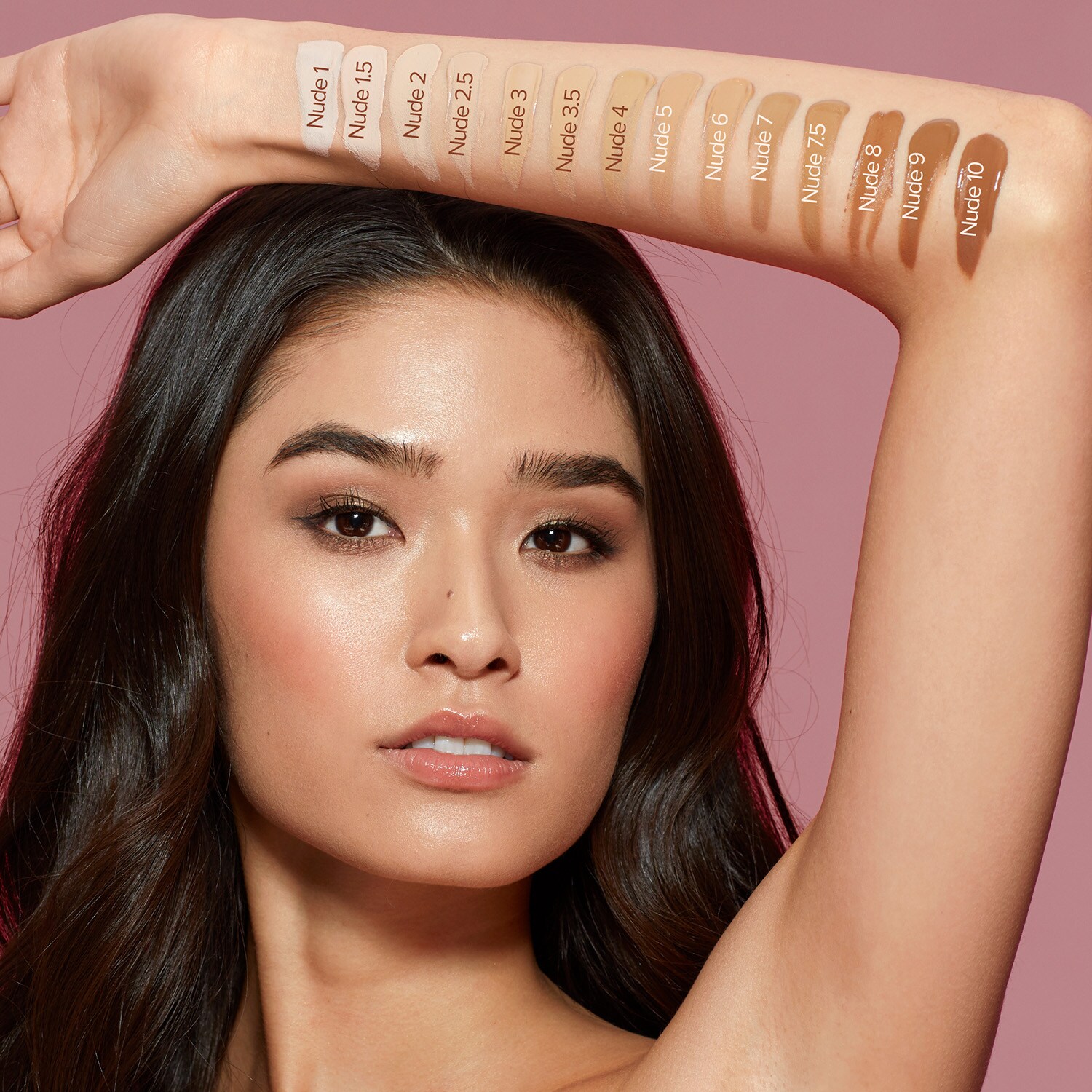 Тональная основа Tinted Cover Foundation Nudestix, Nude 7.5 (20 ml) — фото 3