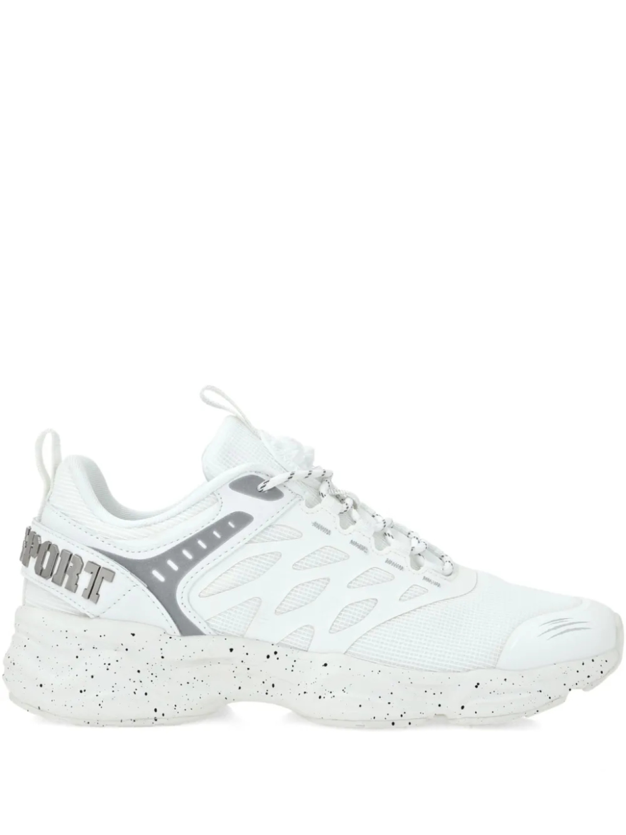 Кроссовки Plein Sport Runner Reflective Scratch, белый