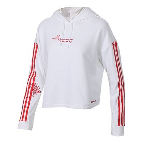

Толстовка с капюшоном neo casual белая Adidas, белый