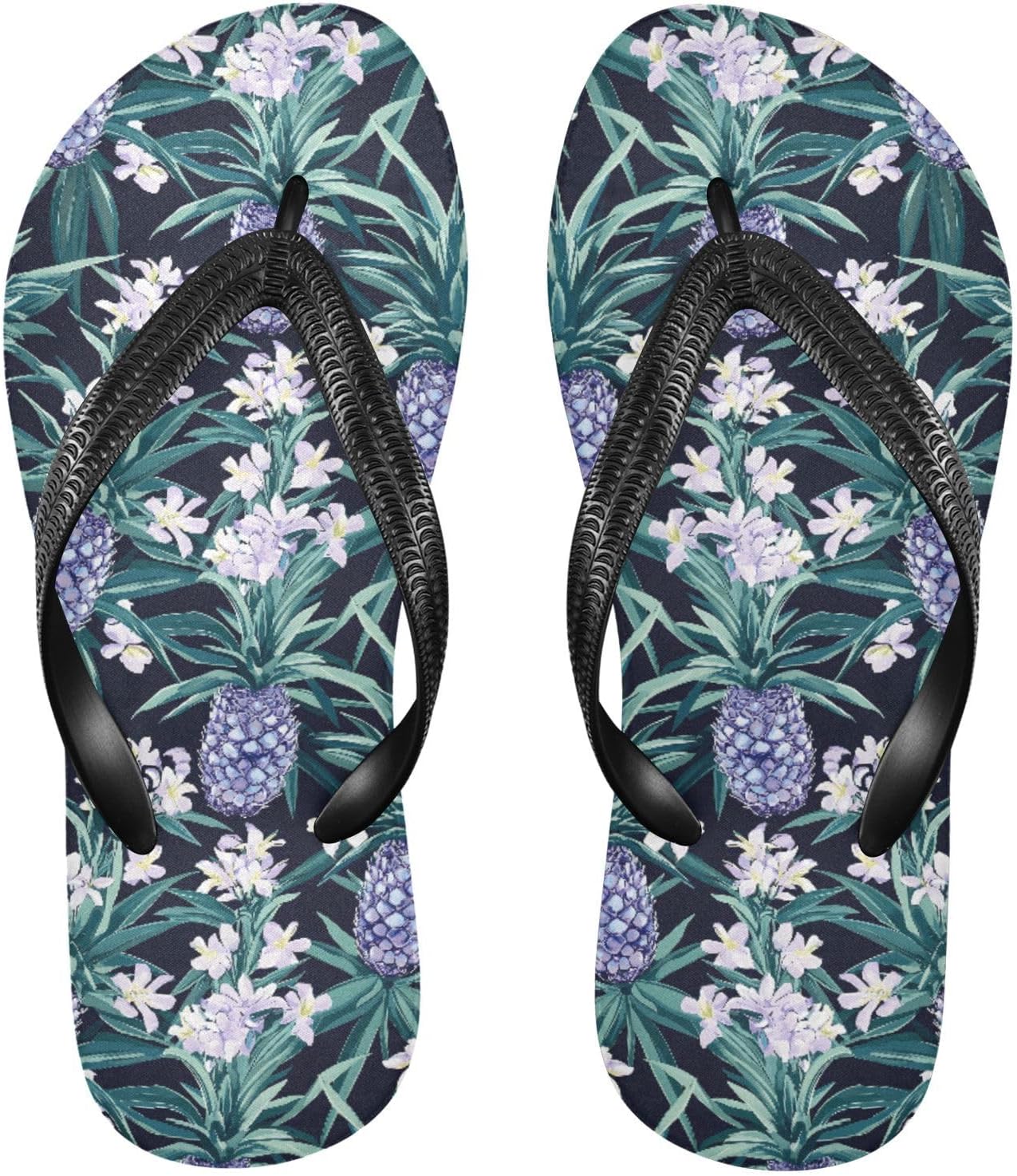

Женские и мужские шлепанцы MNSRUU синего цвета с ананасом, женские шлепанцы, мужские сандалии, душевые тапочки, летние нескользящие шлепанцы для плавания, пляжа и ванной