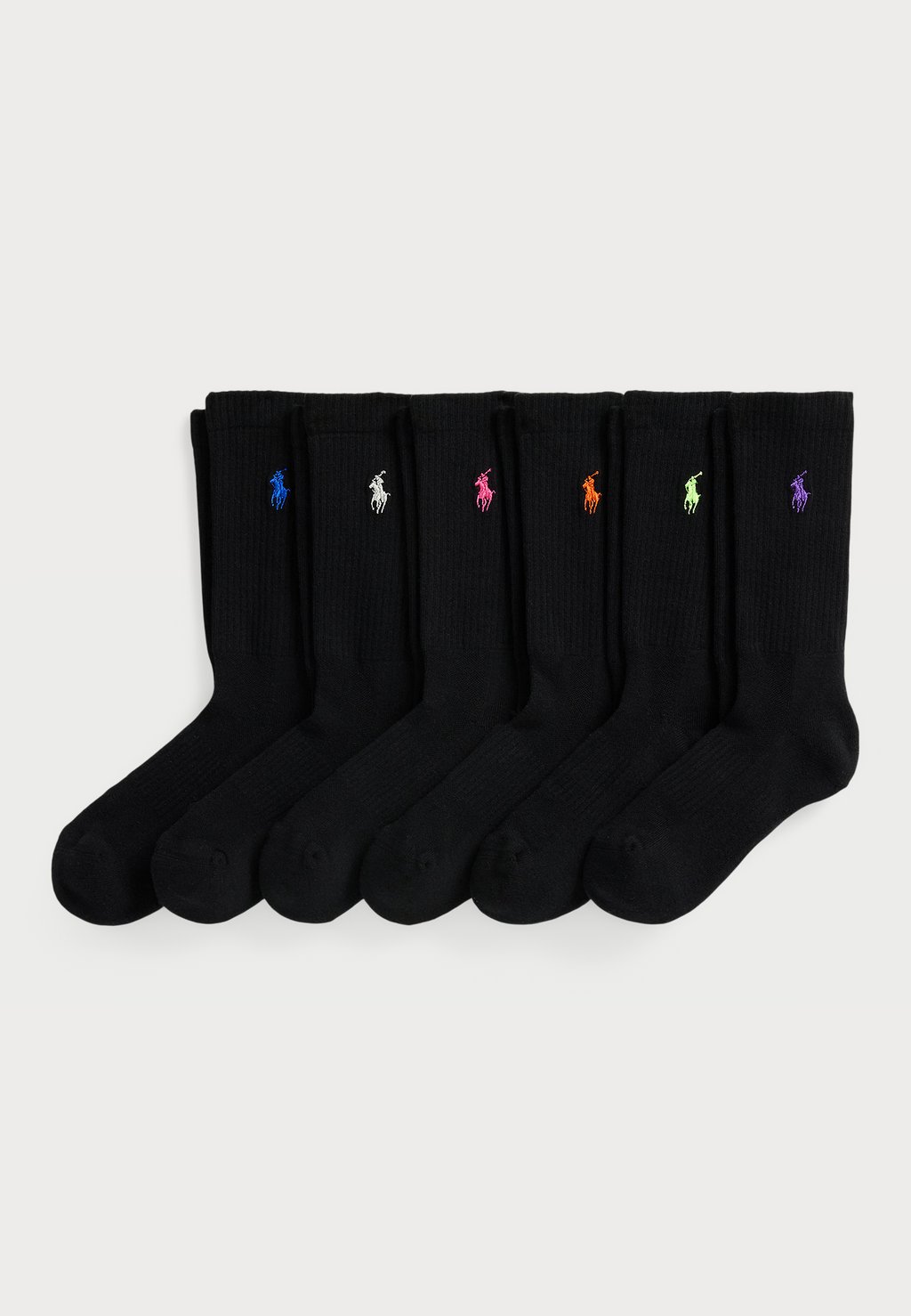 

Носки CREW SOCK 6 PACK Polo Ralph Lauren, черный