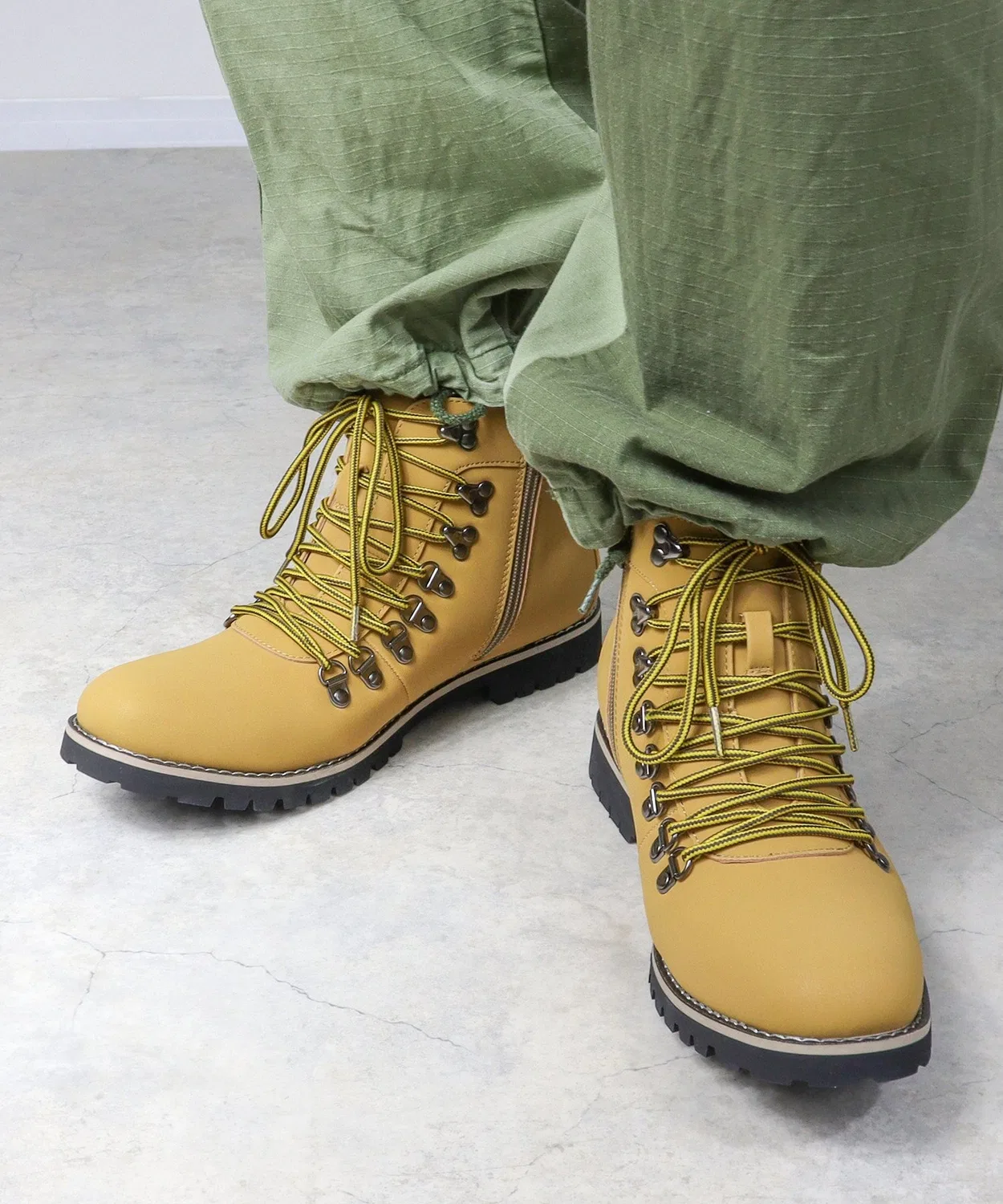 Ботинки горные Casual Mountain Boots из синтетической кожи на танковой подошве, цвет другой