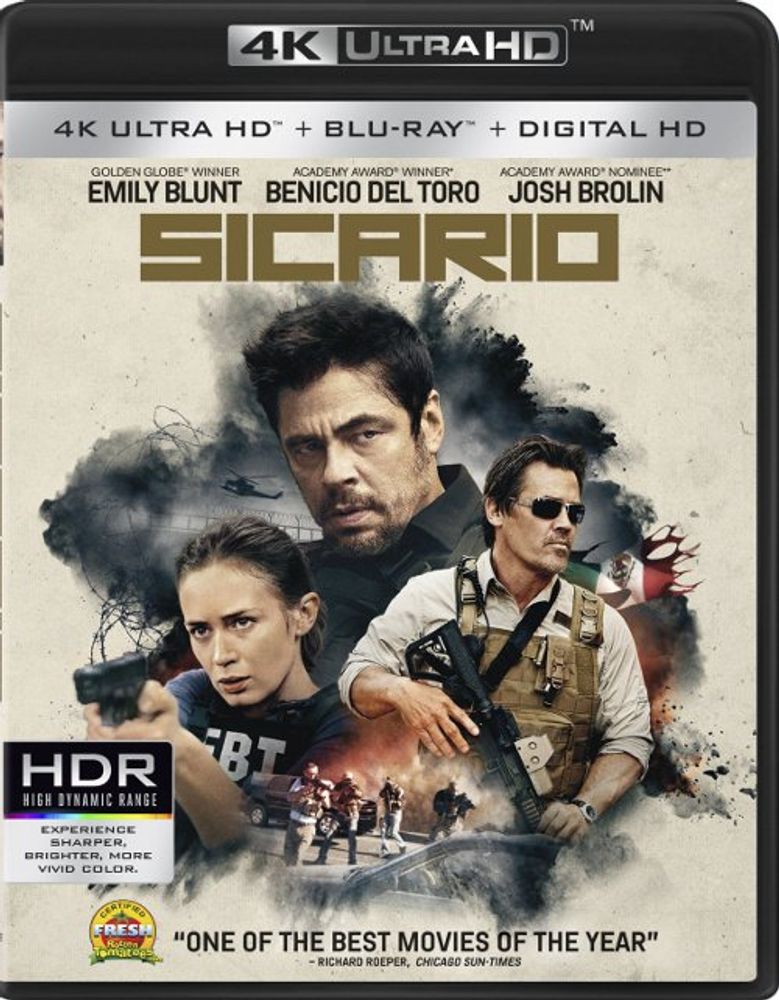 

Диск 4K Ultra HD Sicario [2015]