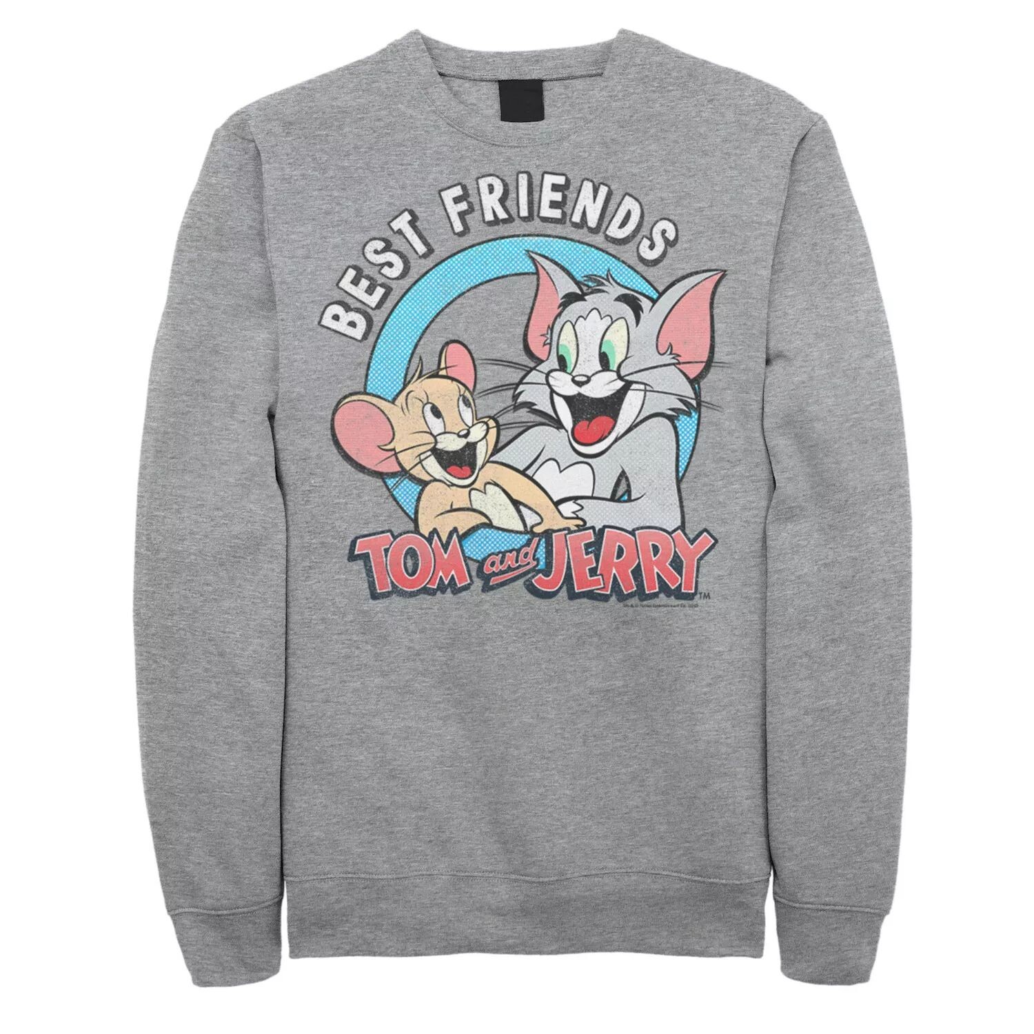 

Мужская толстовка с портретом Tom And Jerry Best Friends Licensed Character