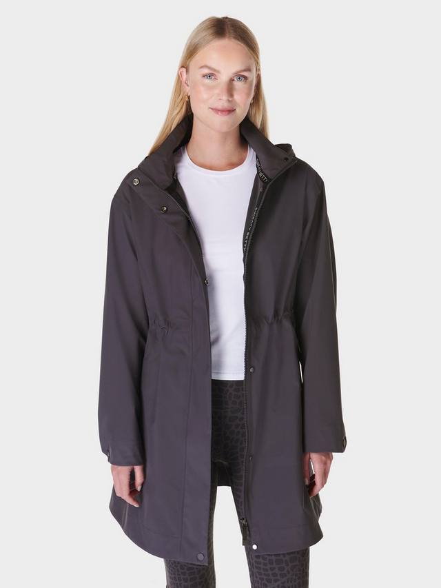 

Направляющая водонепроницаемая куртка-парка Sweaty Betty, цвет Urban Grey