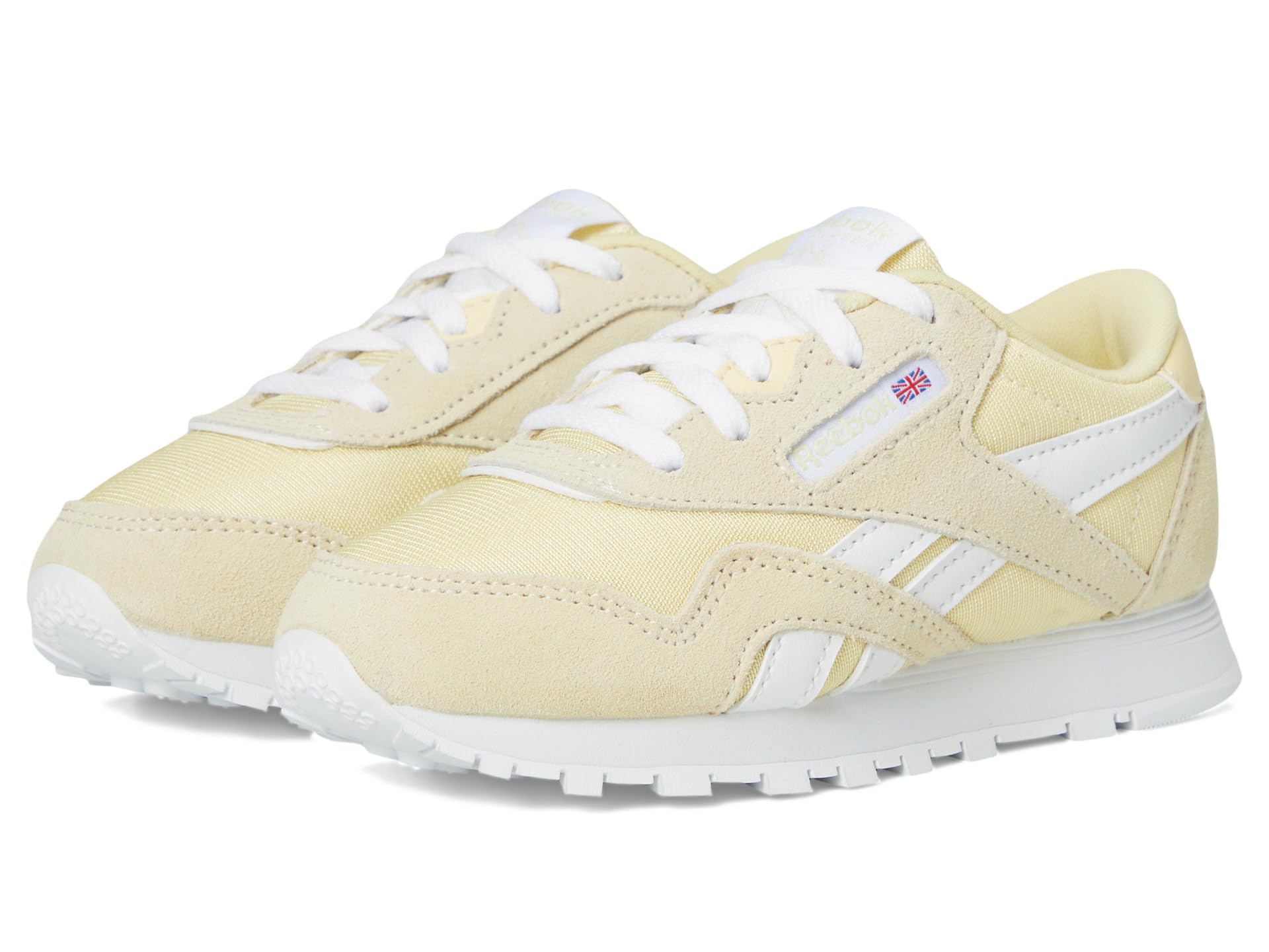 

Кроссовки Reebok Kids Classic Nylon, цвет Bleached Yellow/White
