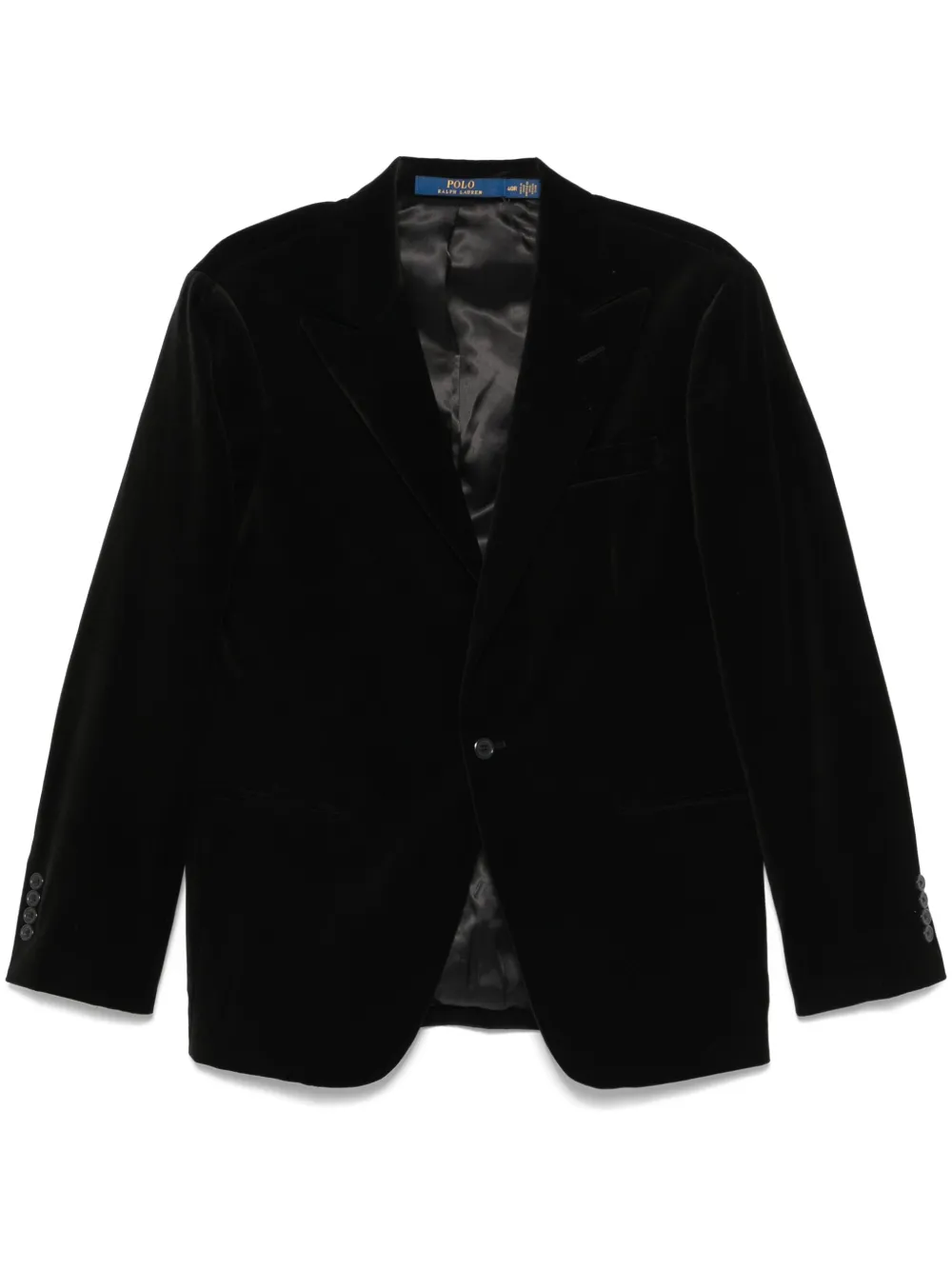 

Бархатный пиджак Polo Ralph Lauren, черный