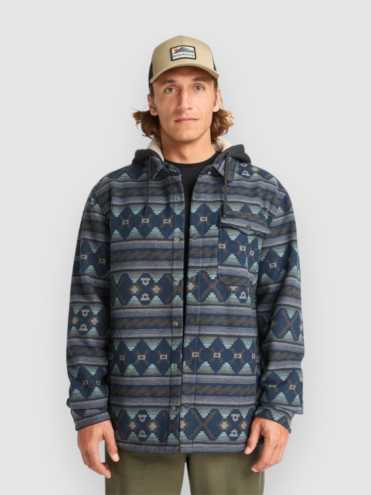 

Рубашка Billabong Furnace Bonded Flannel Hemd, dark navy
