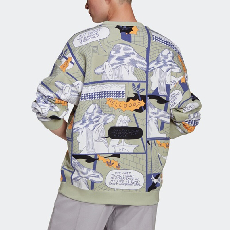 Свитшот женский зеленый Adidas Originals, зеленый — фото 4