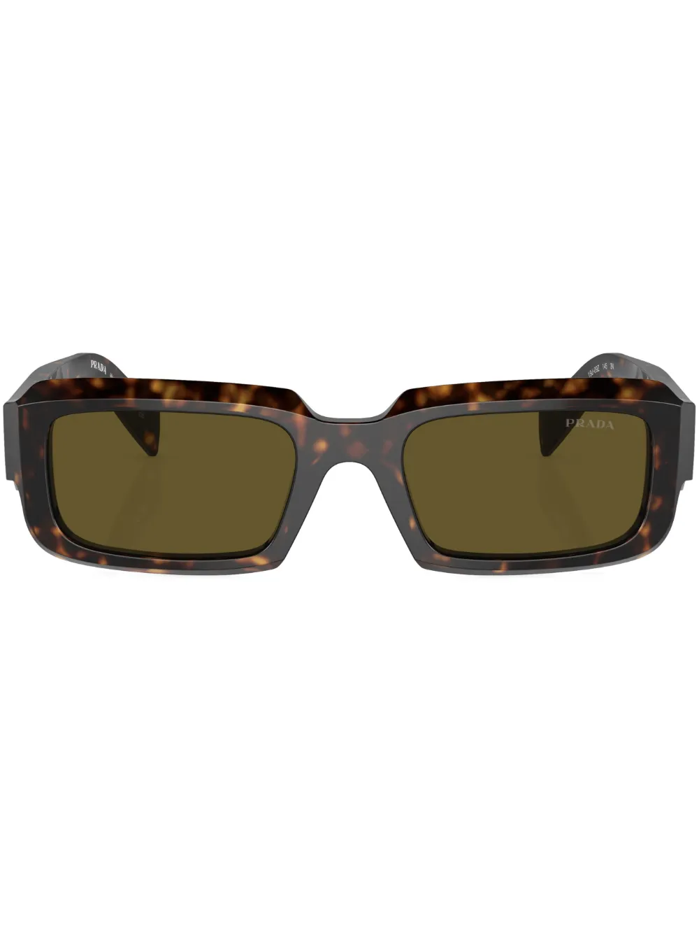

Солнцезащитные очки Symbole в квадратной оправе Prada Eyewear, зеленый