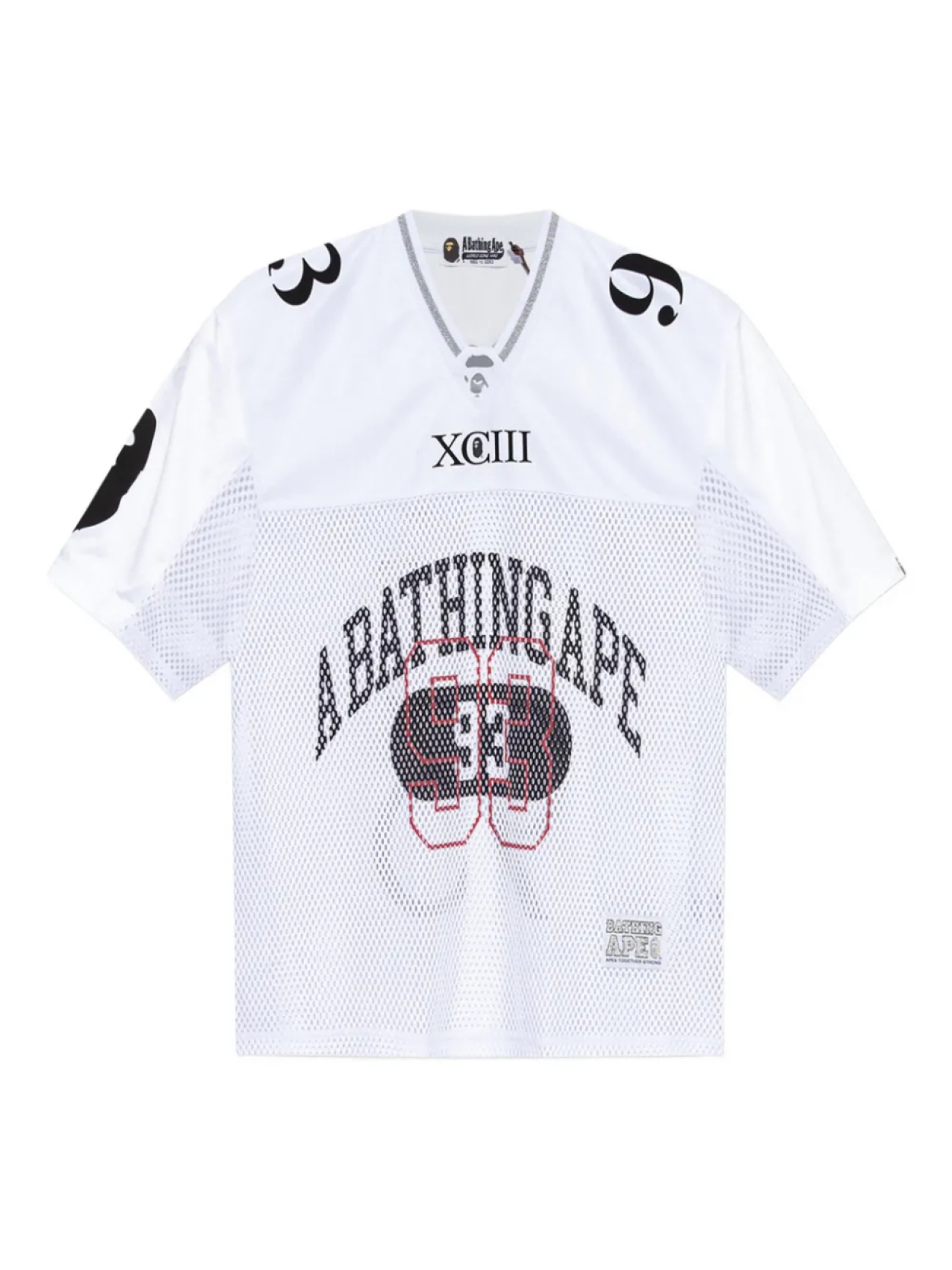 

Сетчатый свитер с логотипом BATHING APE A Bathing Ape, белый