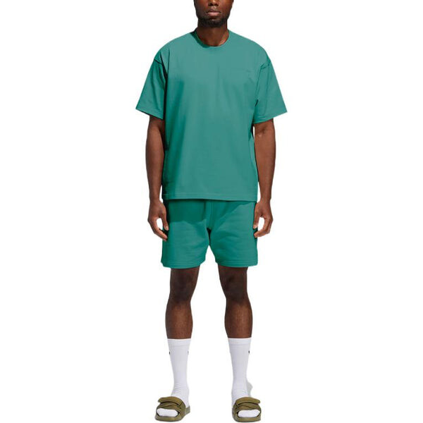 Футболка adidas x Crossover Solid Color Round Neck Pullover Short Sleeve Couple Style Green, мультиколор — фото 3