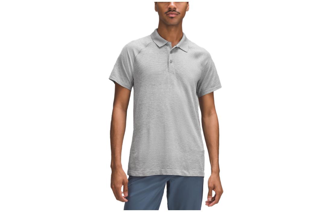 

Мужская рубашка-поло Metal Vent Tech SS23 Lululemon, Orange Yellow/Teal SUMG/CYNB
