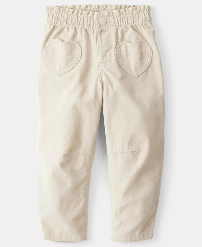 

Детские брючки для девочек 2T-5T с карманом-сердечком и эластичной резинкой на поясе Carter'S