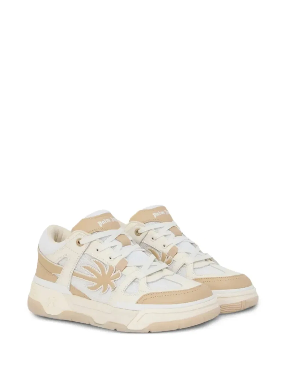 Кроссовки Palm Skate на многослойной подошве с нашивкой в виде пальмы Palm Angels, белый