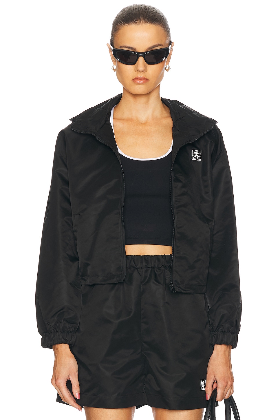 

Беговая ветровка для женщин Windbreaker Jacket Sporty & Rich, Black