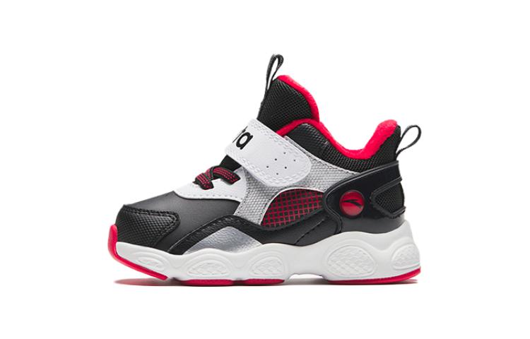 

Антискользящие износостойкие низкие детские ботинки черный белый серый малыш Antakids