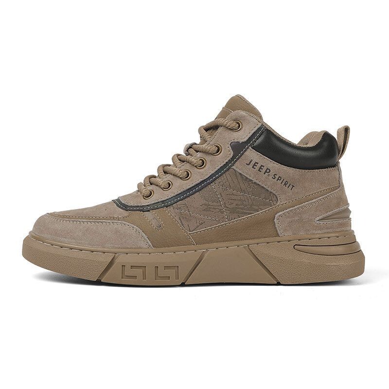 

Кроссовки JEEP SPIRIT Lifestyle Shoes Men Mid-top Natural Deer, цвет Natural Deer, Коричневый, Кроссовки JEEP SPIRIT Lifestyle Shoes Men Mid-top Natural Deer, цвет Natural Deer
