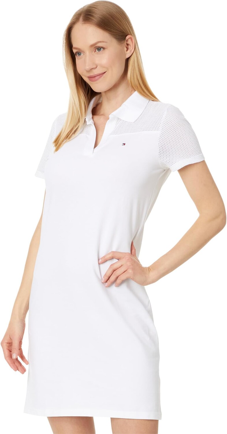 

Платье Tommy Hilfiger Johnny Collar Dress, цвет Bright White
