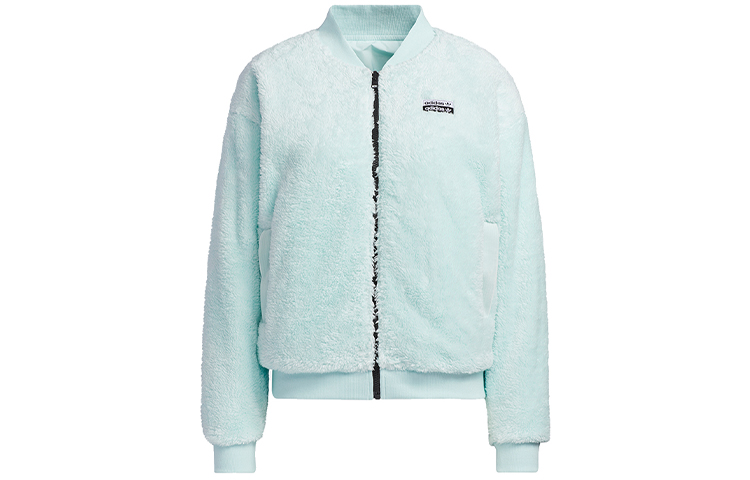 Adidas Originals Женская бархатная куртка, Cool Mint Green — фото 4