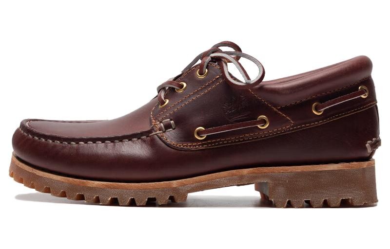 

3-Eye Lug Handsewn Boat 'Burgundy', кроссовки женские Timberland, цвет Dark Red