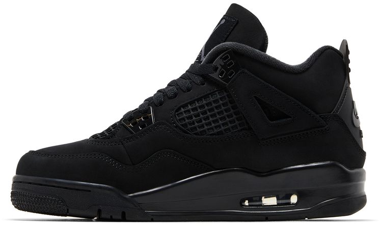 Кроссовки Air Jordan 4 Retro GS 2025, черный — фото 3