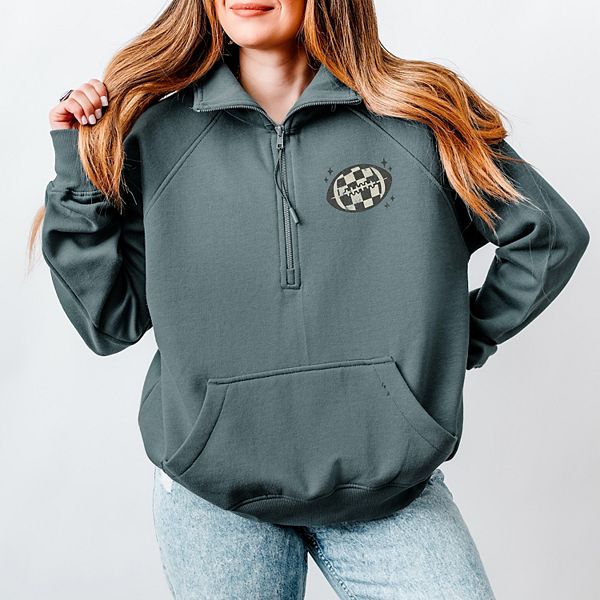 

Футбольные блестки distressed - женская флисовая толстовка с графикой и четвертью молнии Simply Sage Market, Storm, Зеленый, Футбольные блестки distressed - женская флисовая толстовка с графикой и четвертью молнии Simply Sage Market, Storm