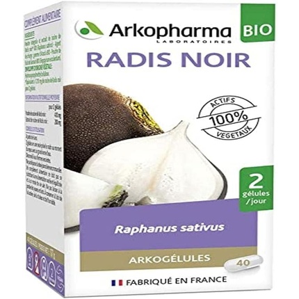 

Капсулы черного редиса органические 40 шт Arkopharma