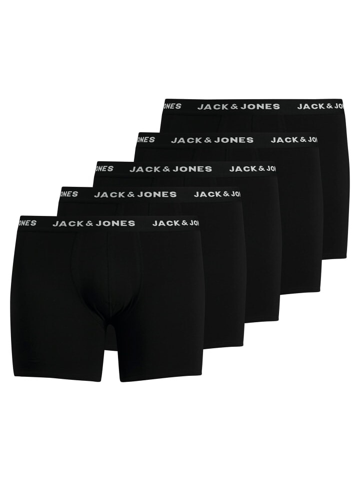 

Трусы боксеры Jack & Jones Boxershort 5er Pack, черный