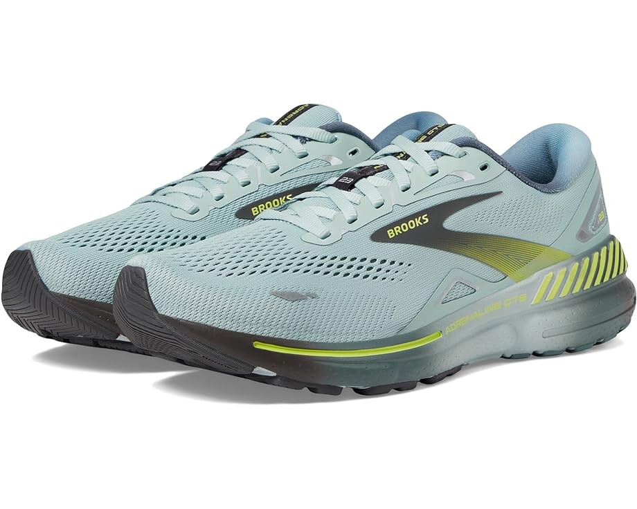 

Кроссовки Brooks Adrenaline GTS 23, цвет Cloud Blue/Goblin Blue/Lime