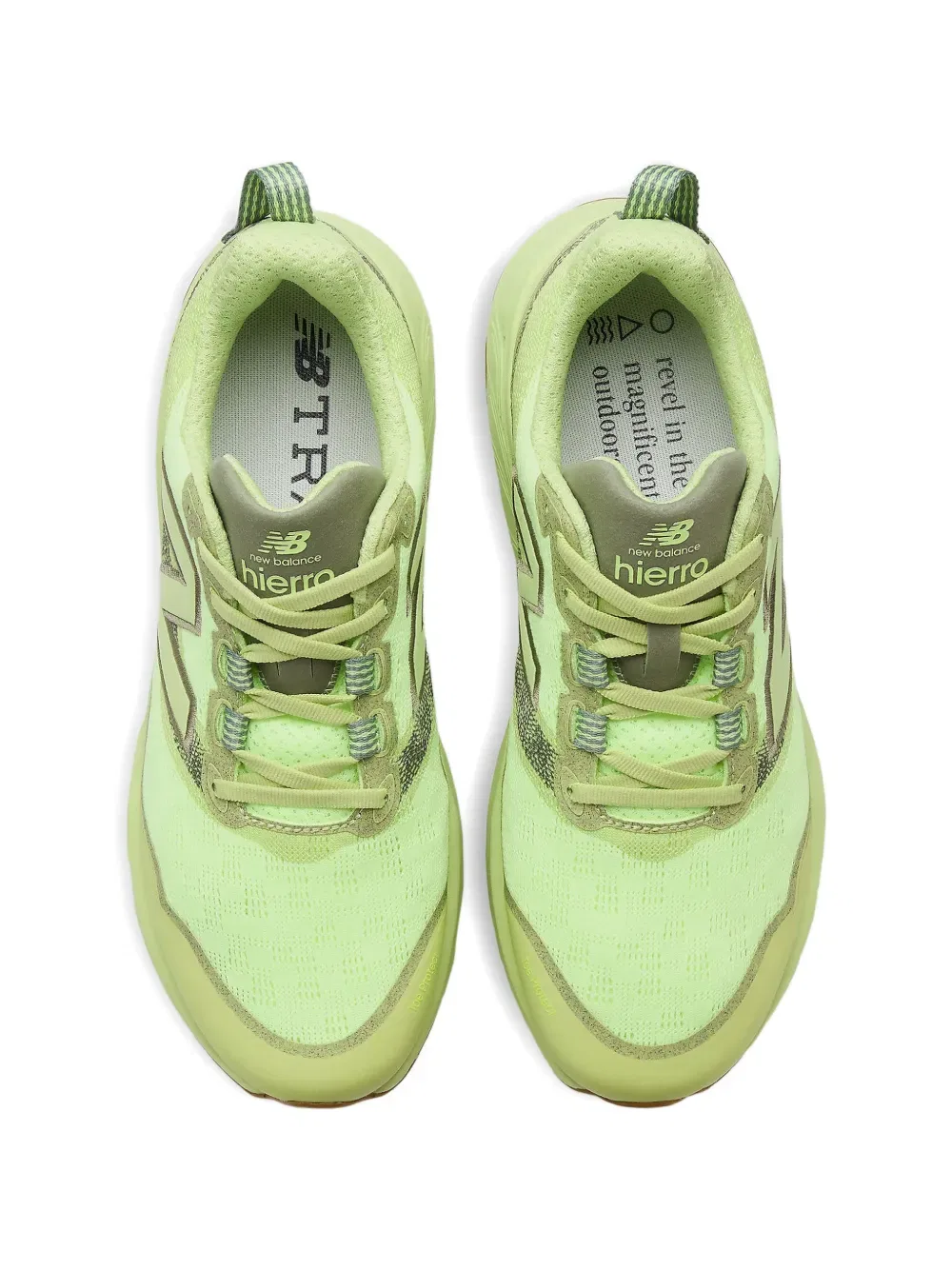 Кроссовки для трейлраннинга Fresh Foam x Hierro V9 New Balance, зеленый — фото 4