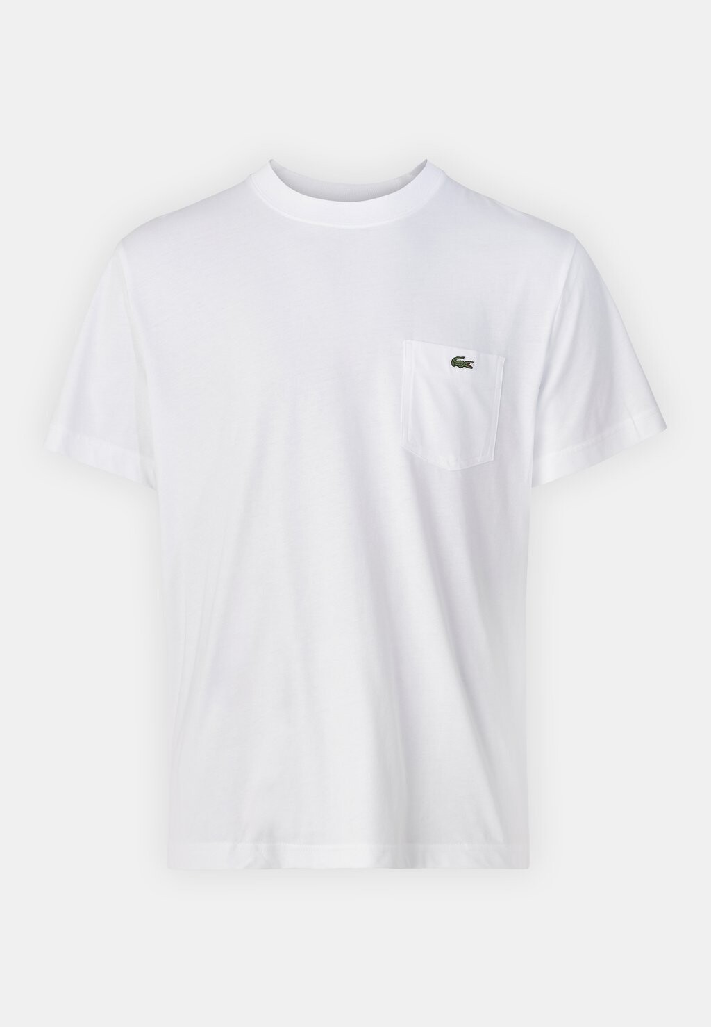Футболка Lacoste, хлопок 100%, белый — фото 3