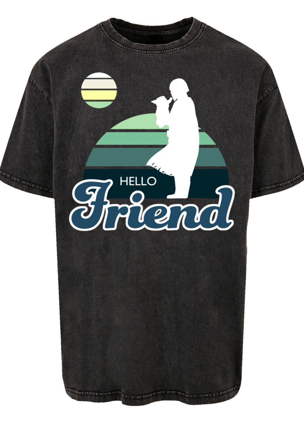 

Футболка F4NT4STIC Star Wars The Mandalorian Hello Friend, черный