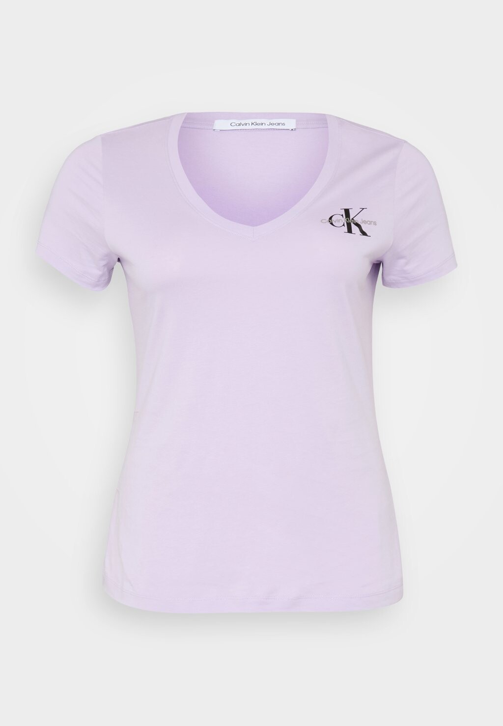 

Базовая футболка CLASSIC SLIM V NECK TEE Calvin Klein Jeans, сиреневый