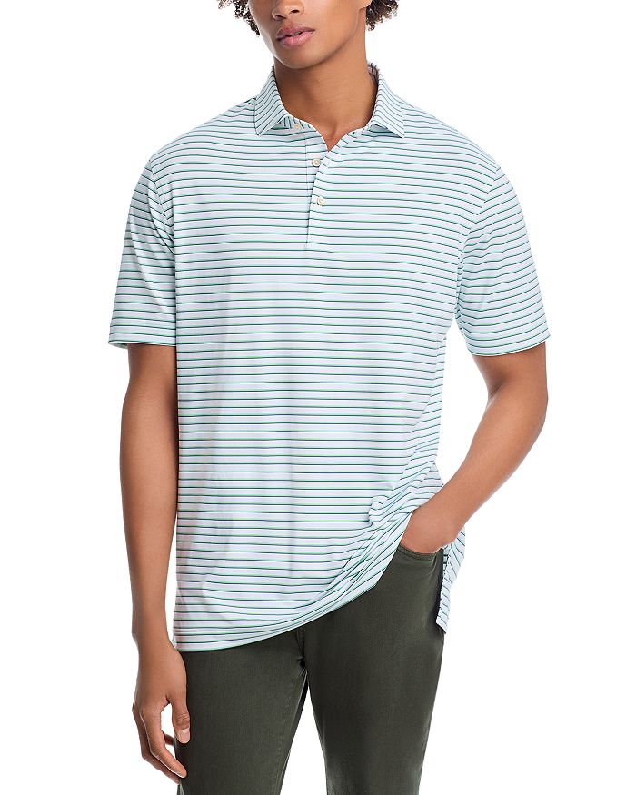 

Футболка-поло Dunnes Performance Jersey Peter Millar, зеленый