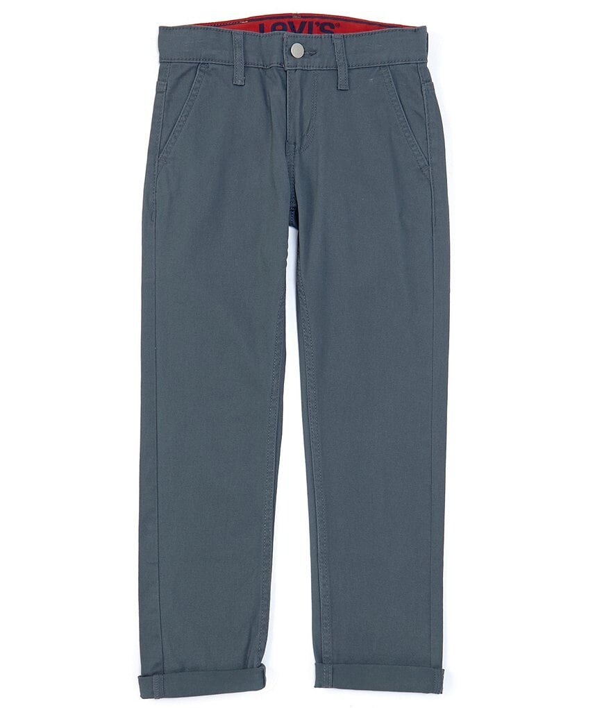 

Брюки-чиносы Levi's Big Boys 8-20 502 стандартного зауженного кроя, серый