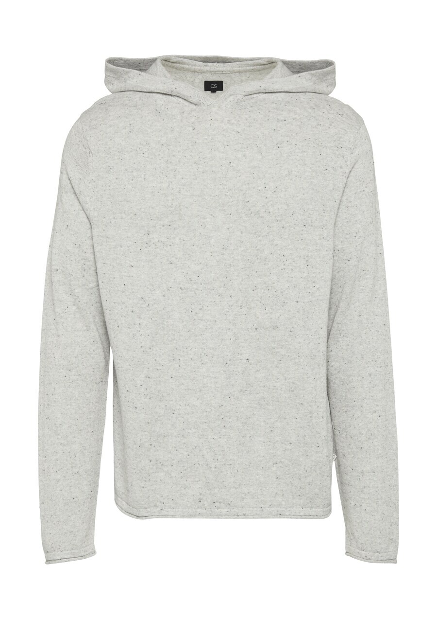 

Толстовка с капюшоном QS Sweater, пятнистый серый