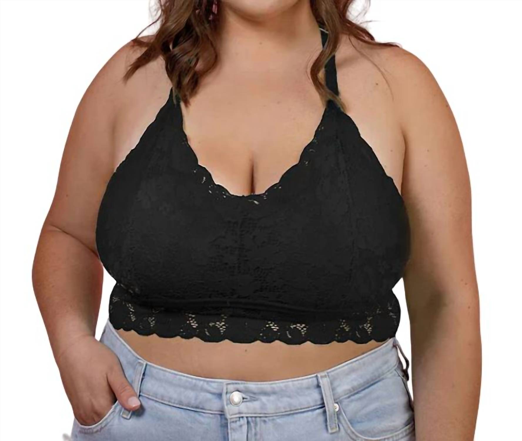 

Бюстгальтер-бюстгальтер Juliette Bralette - Plus In Black JadyK