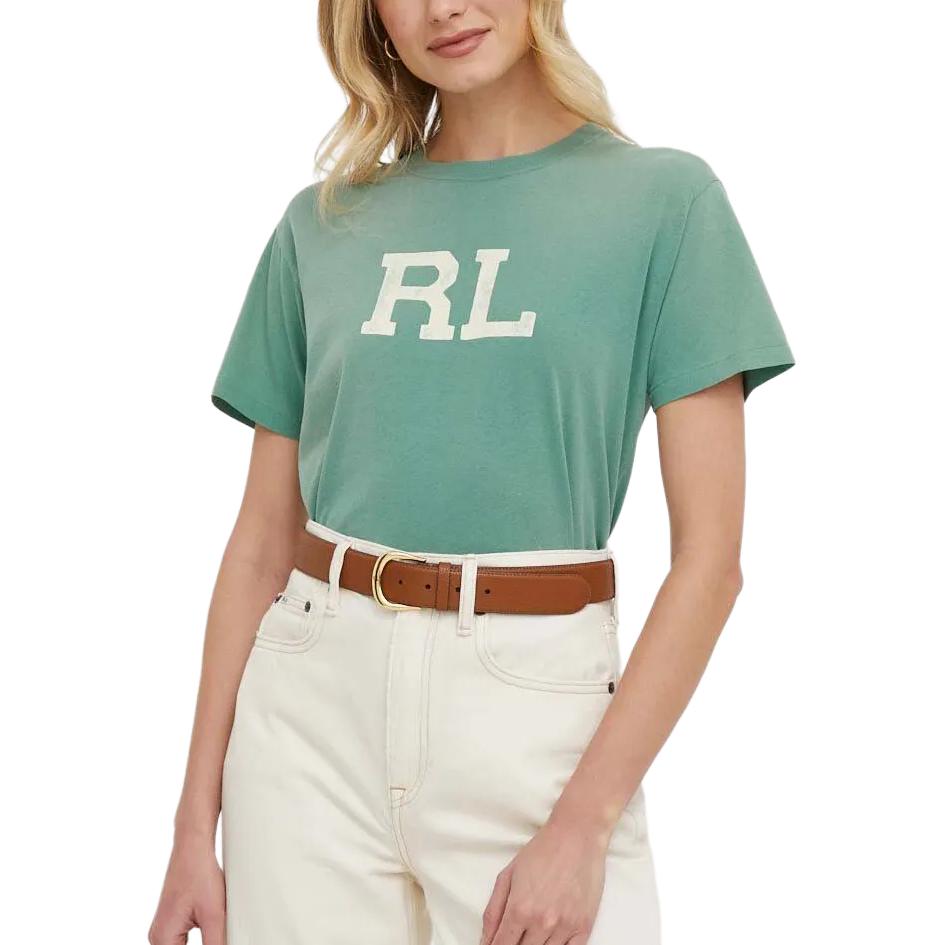 Футболка с выцветшим логотипом Polo Ralph Lauren, светло-зеленый — фото 4