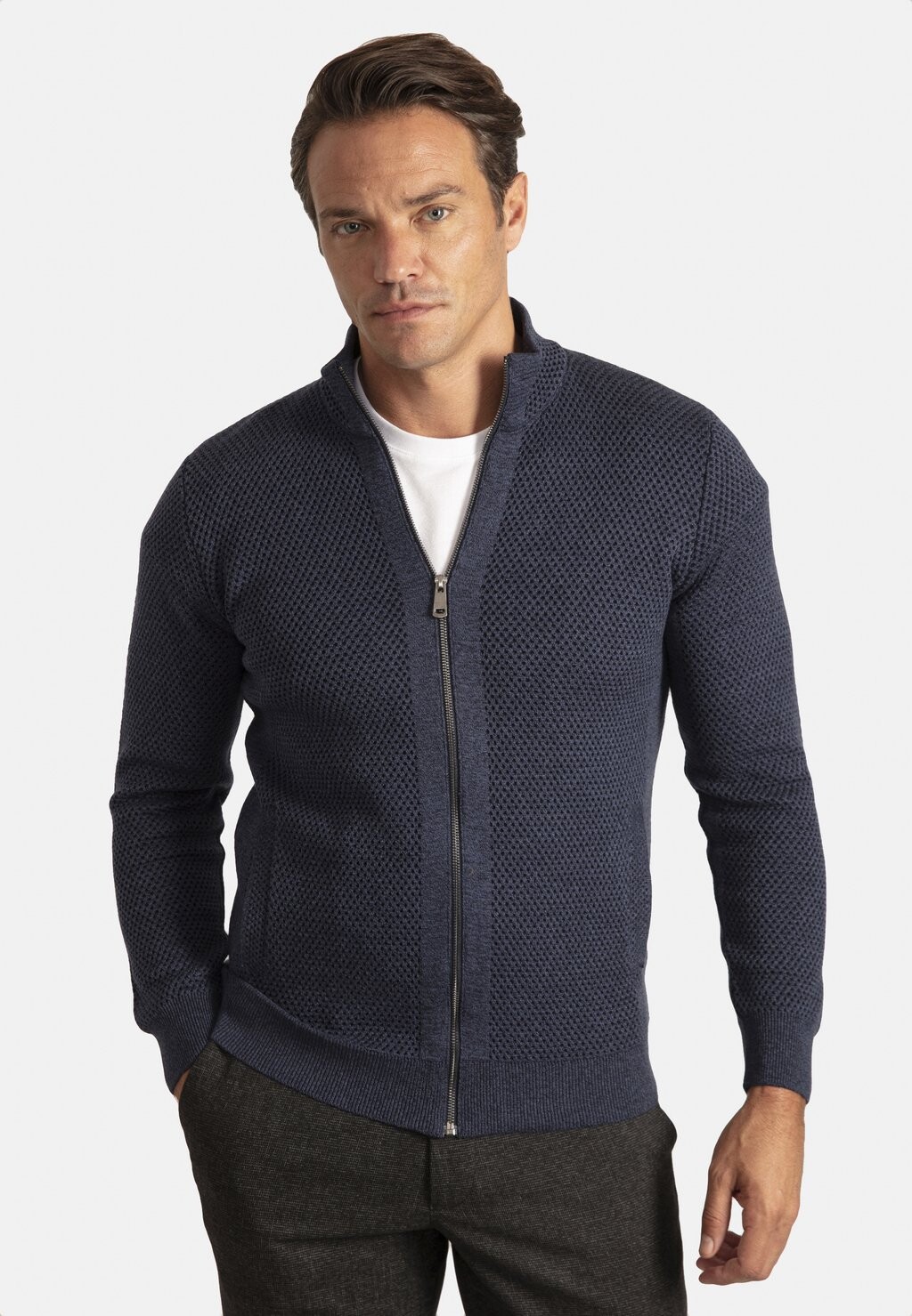 

Кардиган Modern Fit Moline Heavy Type Jacey Quinn, цвет indigo navy