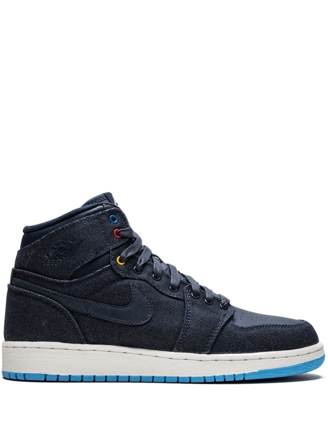 

Кроссовки Air Jordan 1 Retro High BG Jordan Kids, синий